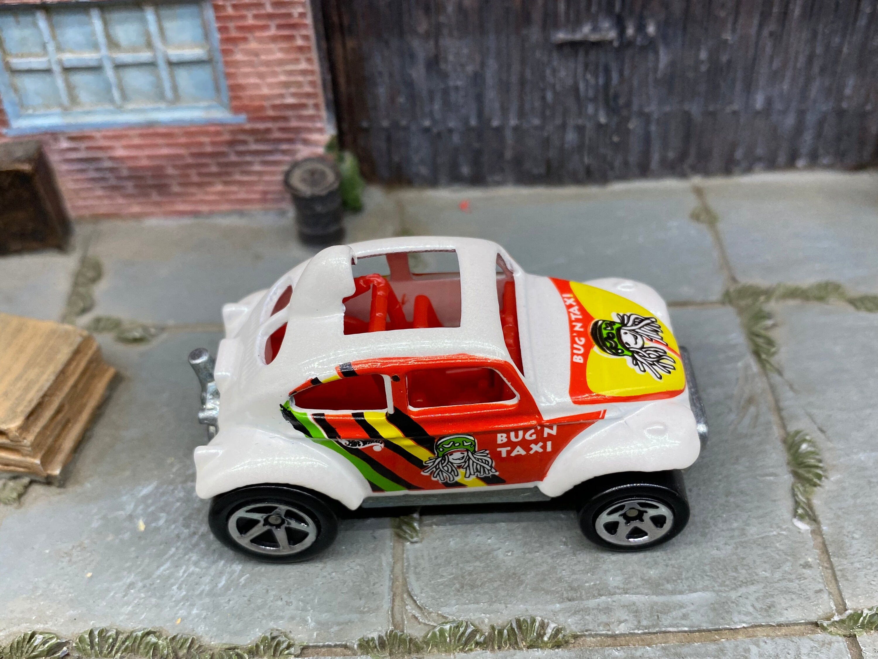 Loose Hot Wheels Volkswagen VW Baja Bug White Red Green and Yellow Bug n Taxi Etsy