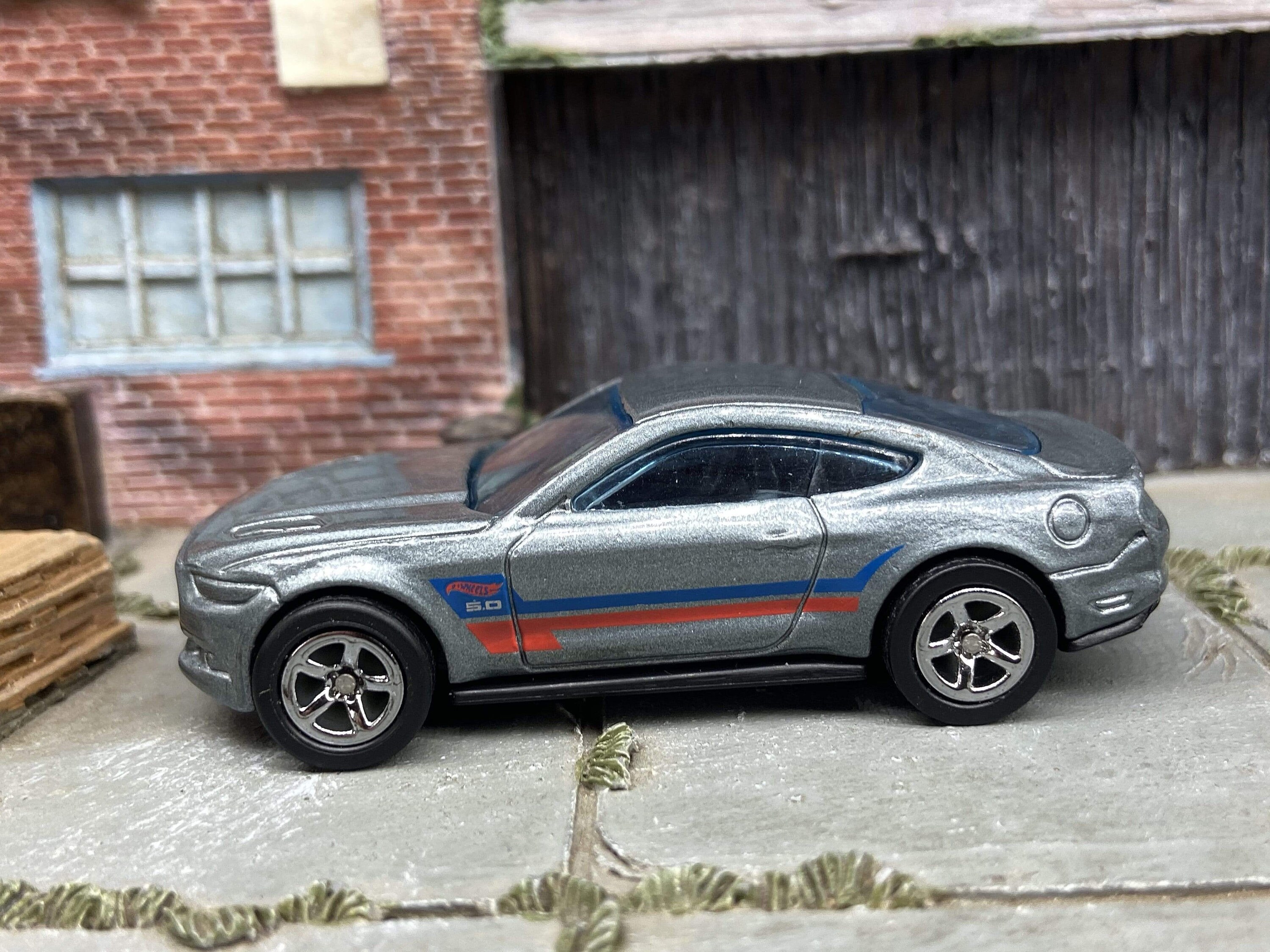 Custom Hot Wheels 2015 Ford Mustang GT in Gray With Smoked Chrome Factory 5 Spoke Wheels With Rubber Tires Etsy UK
