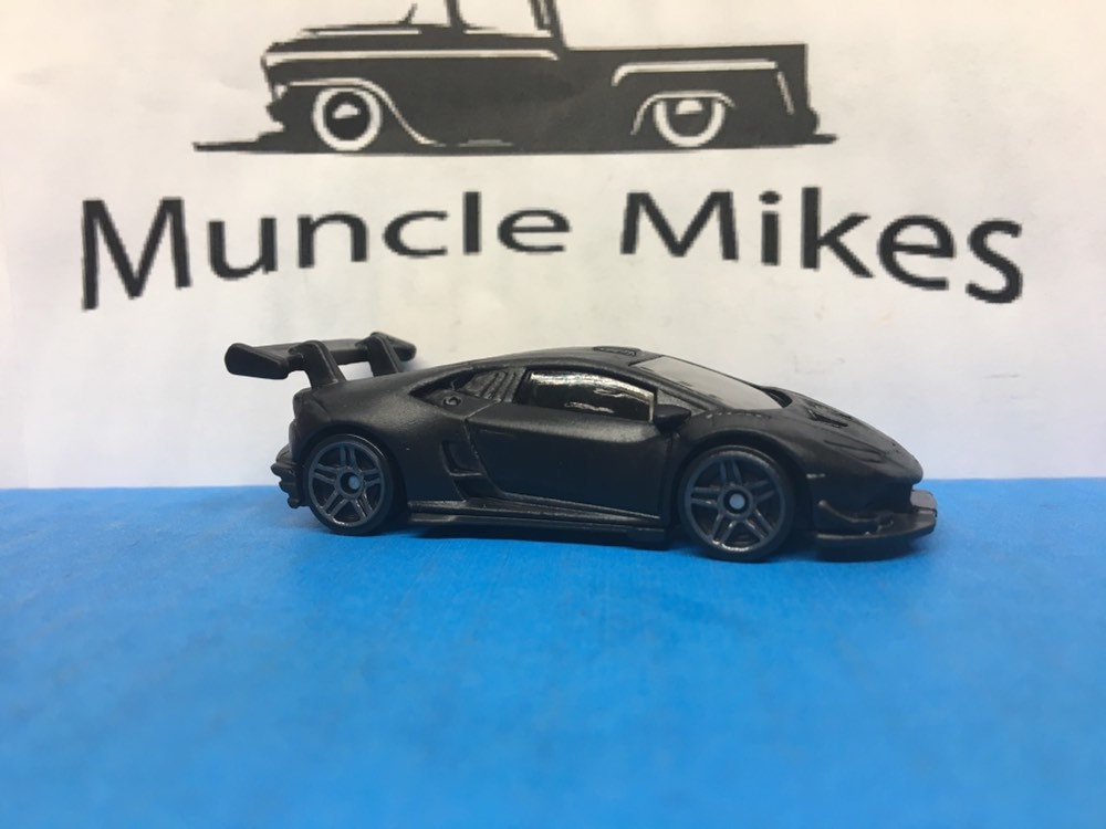 Custom Hot Wheels Lamborghini Huracan Lp 620-2 Super Trofeo Flat Black