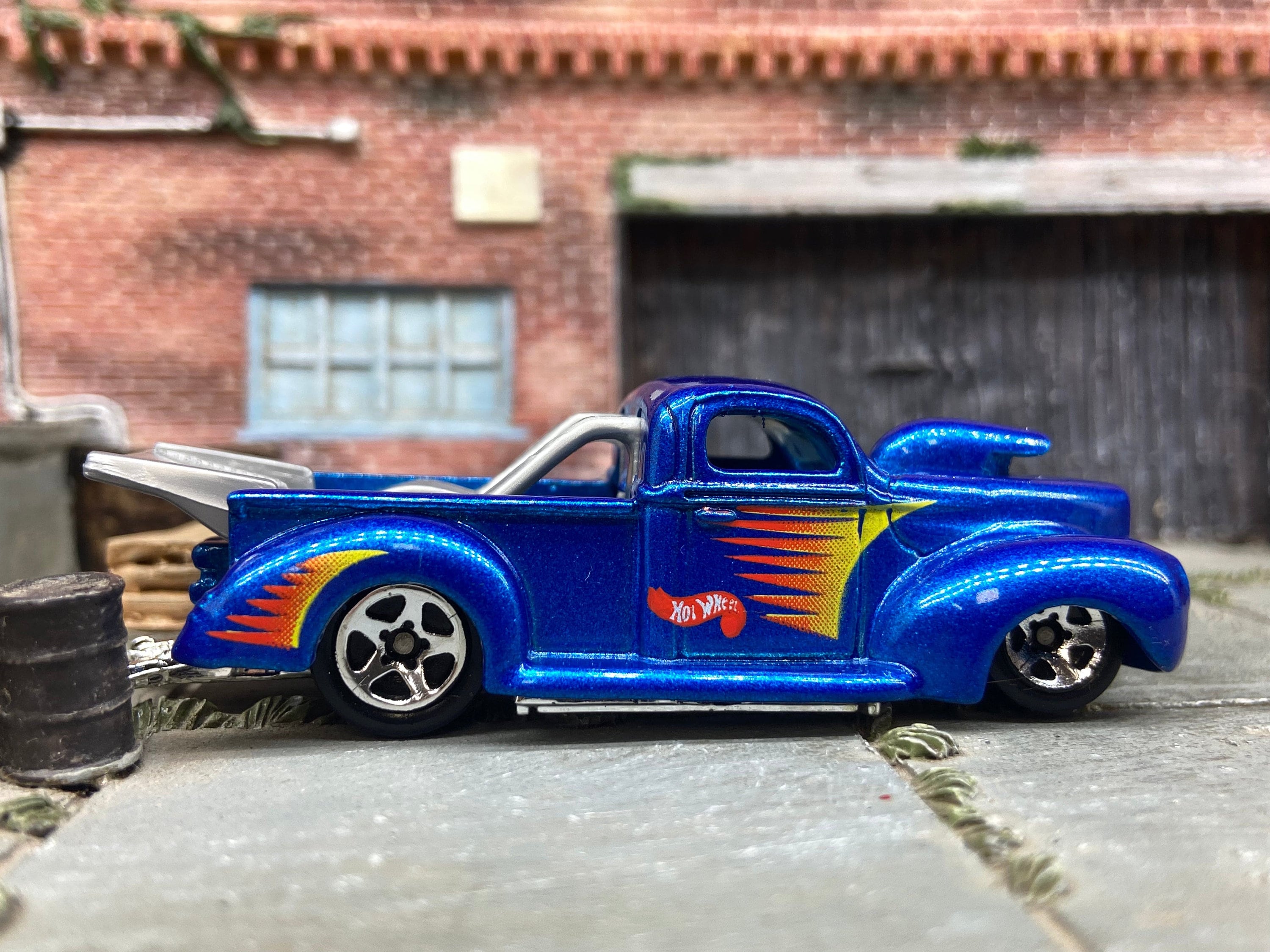 Loose Hot Wheels -1940 Ford Drag Truck - Blue With Scallops - Etsy