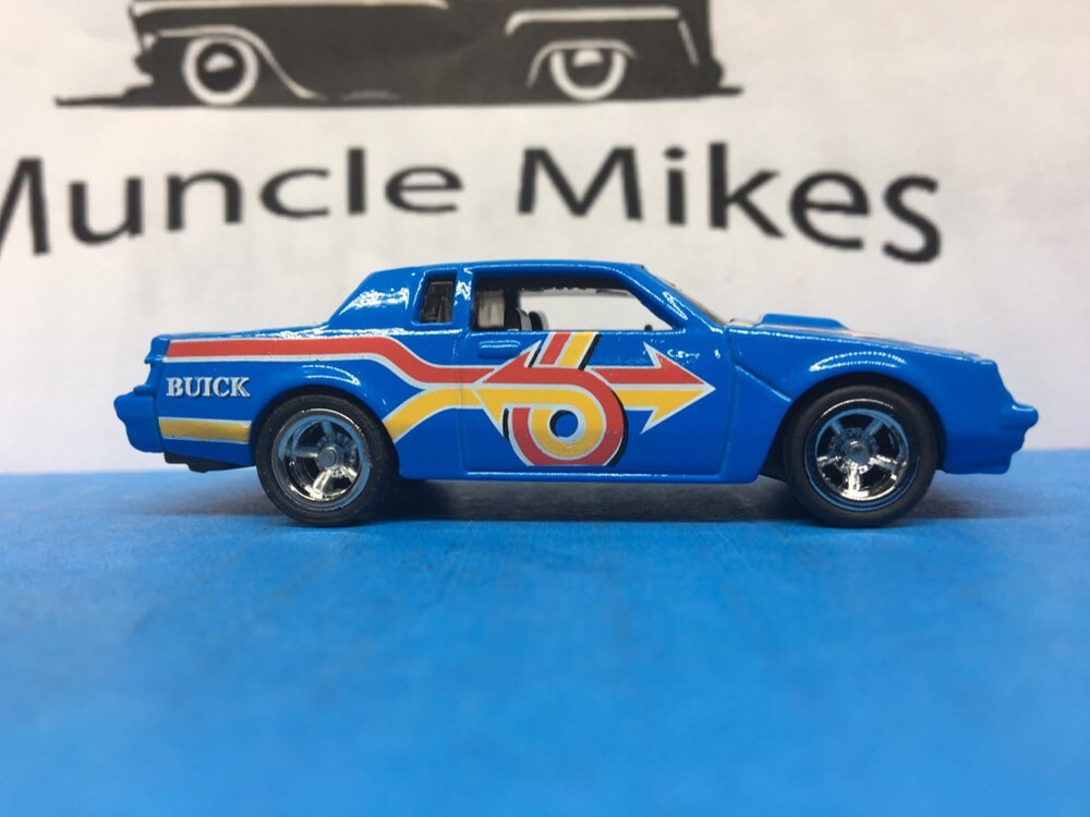 Custom Hot Wheels Buick Grand National Rubber Tires Real Rider Style