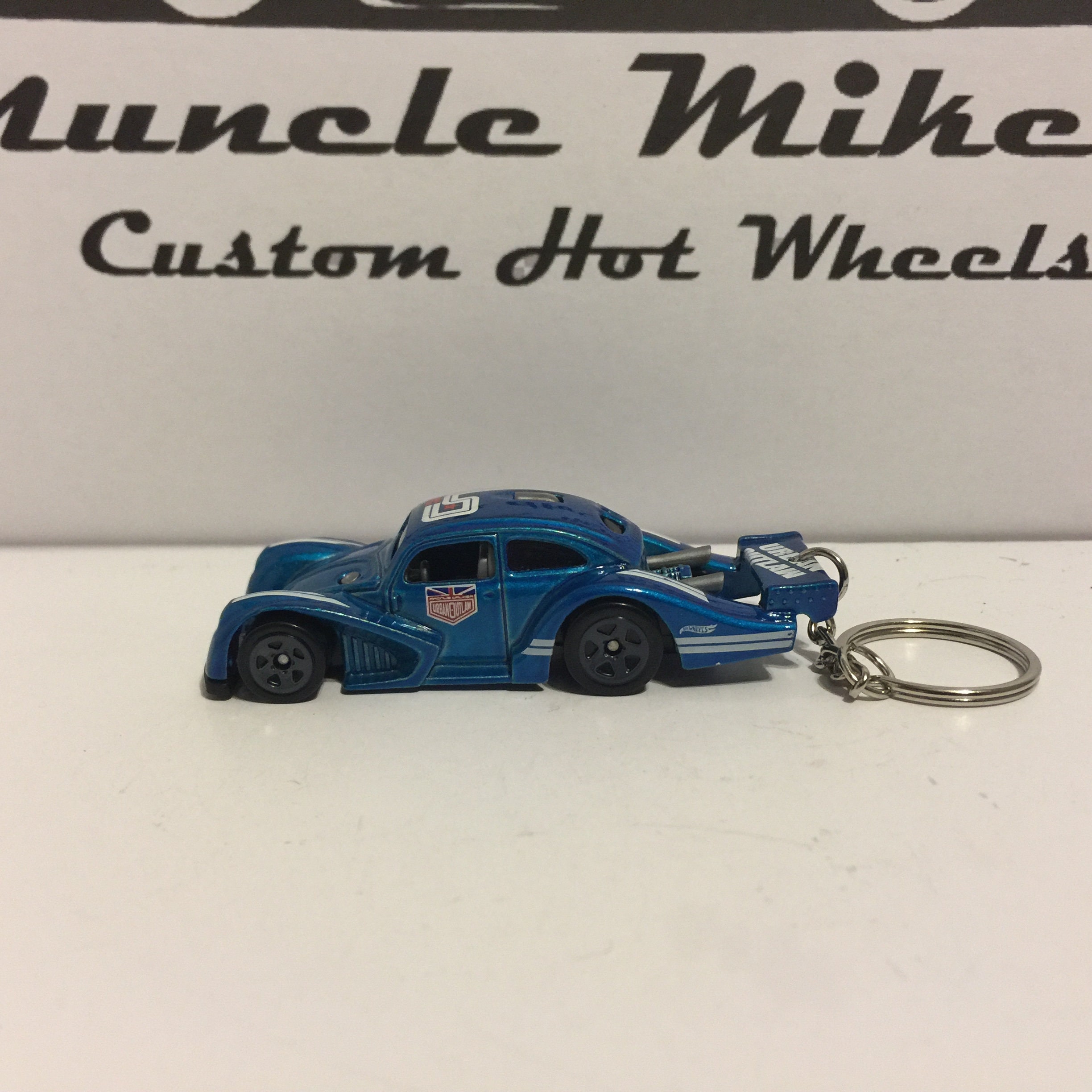 Custom Hot Wheels blue