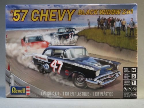 1957 Chevy Black Widow Model Kit Revell COLLECTIBLE