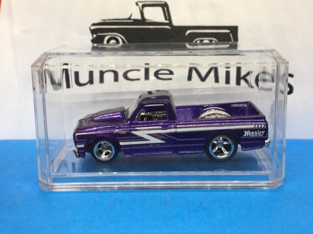 Custom Hot Wheels 67 Chevy C-10 Rubber Tires Real Rider Style