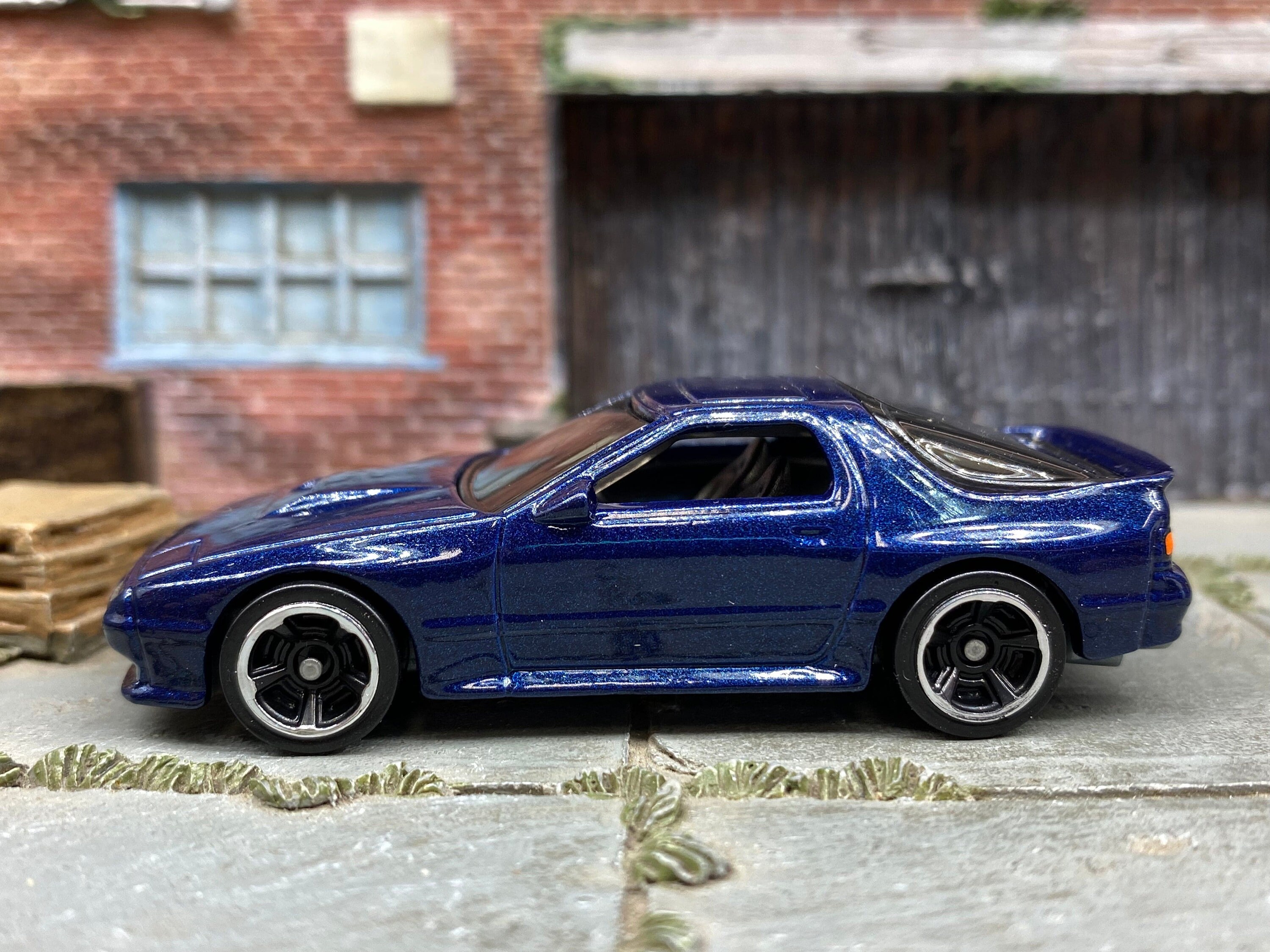 Loose Hot Wheels - 1989 Mazda Savanna RX-7 - Dark Blue - Etsy
