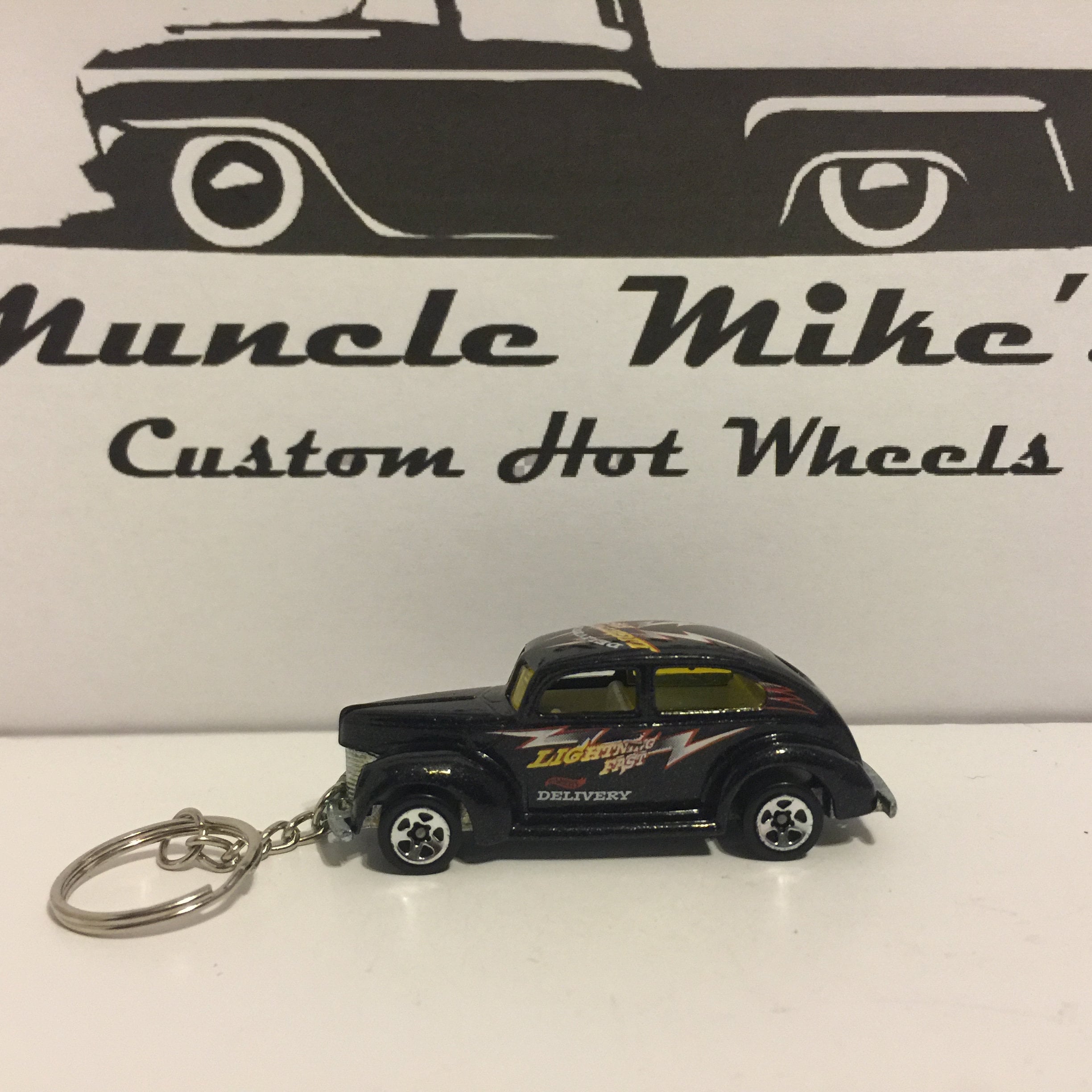 one-of-a-kind Custom 1982 Hot Wheels 1940 '40 Fat Fendered 2 door Ford