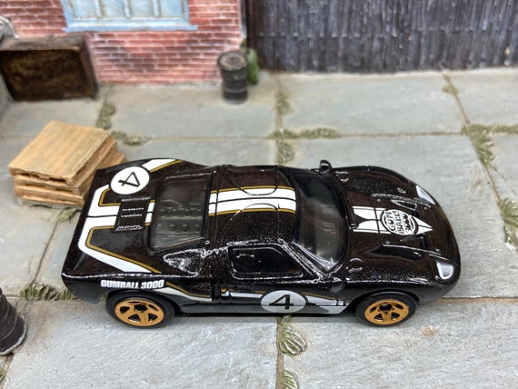 Loose Hot Wheels Ford GT40 Black Gumball 3000 Livery 