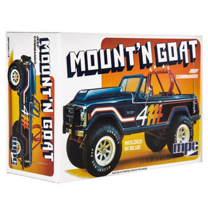 Plastic Model Kit MPC-887 Jeep Commando Mount/'n Goat Model Kit Free Shipping!