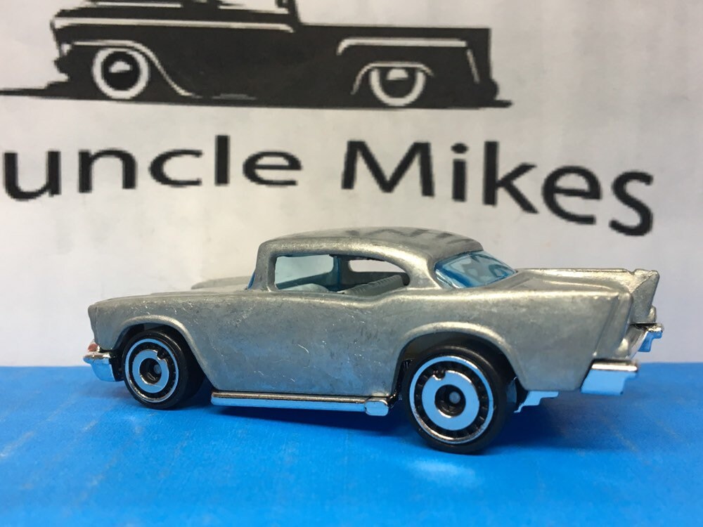 Custom Hot Wheels 1957 Chevy Muscle Car Hot Rod BARE METAL Free Shipping!