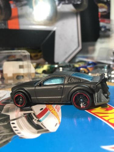 Custom Hot Wheels Kmart K-day 2005 Ford Mustang Flat Black