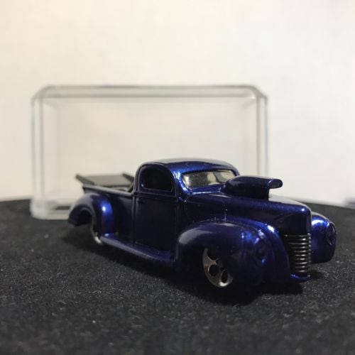 Custom Hot Wheels 40 Ford Truck Royal Blue