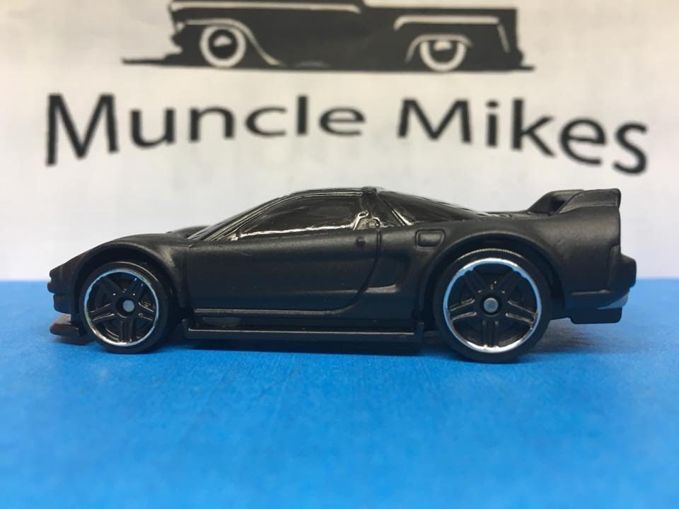 Custom Hot Wheels 90 Acura Nsx Flat Black