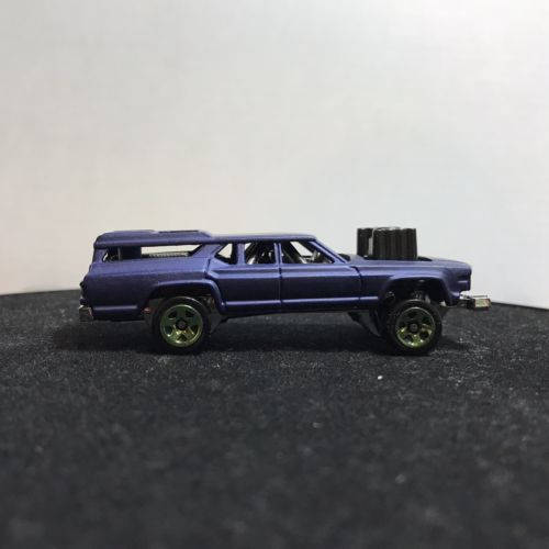 Custom Hot Wheels Cruiser Bruiser #238 Flat Royal Blue