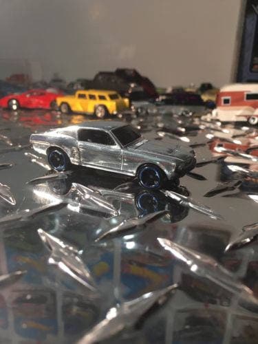 Custom Hot Wheels 67 Mustang Custom Recarded Protech Included