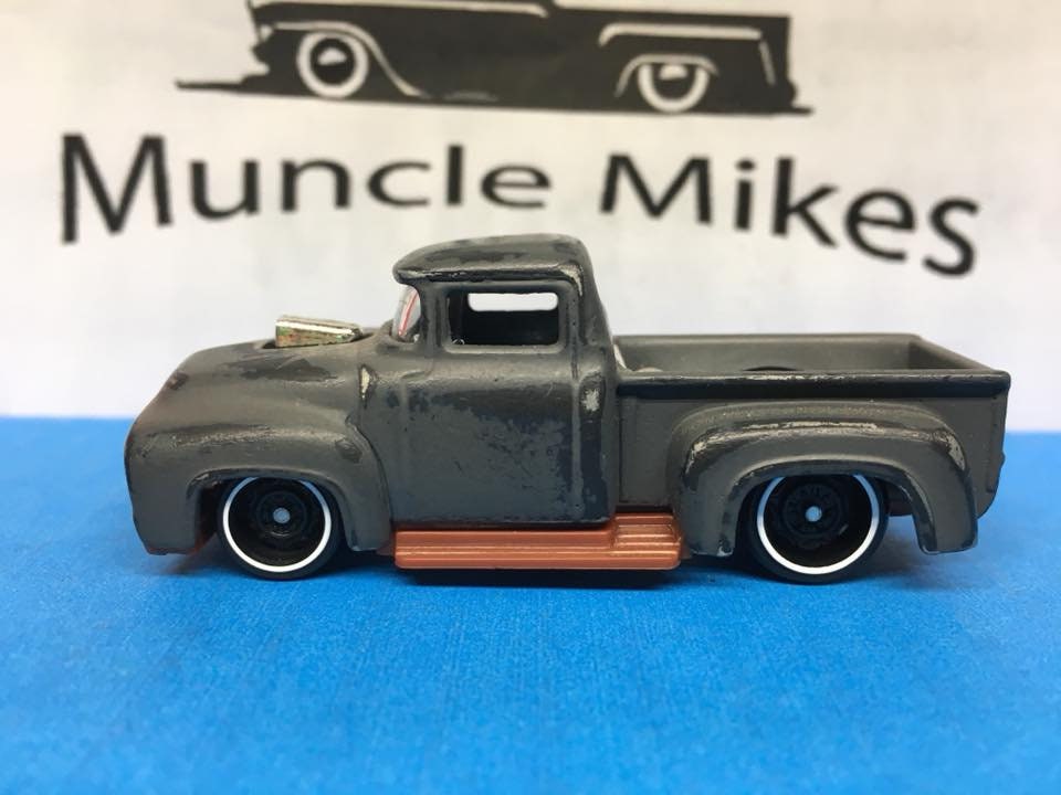 Custom Hot Wheels 56 Ford Truck Patina