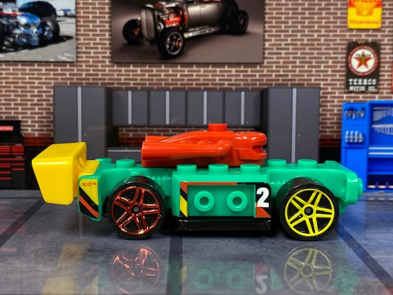 Loose Hot Wheels - Bricking Speed - Green, Red and Yellow - Etsy