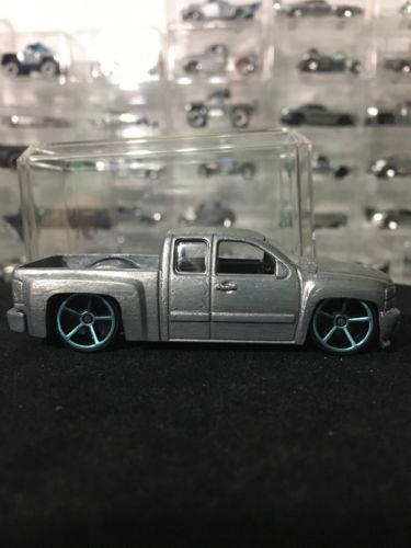 Custom Hot Wheels Chevy Silverado Bare Metal
