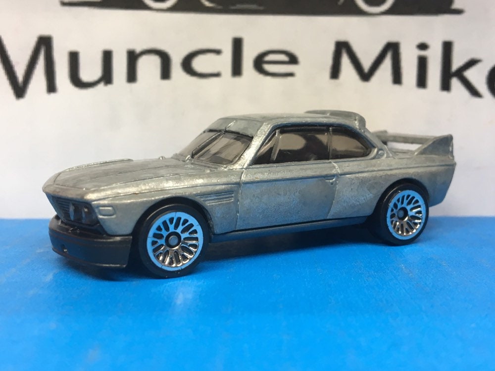 Custom Hot Wheels 1973 BMW 3.0 CSL Race Car Muscle Car Hot Rod Bare Metal Free Shipping!