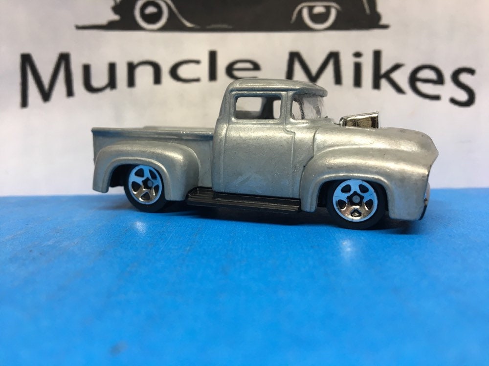 Custom Hot Wheels 1956 Ford Truck Bare Metal Free Shipping!