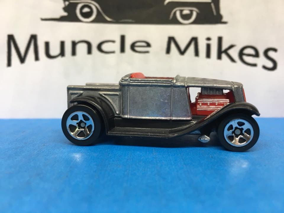 Custom Hot Wheels Hooligan Model A Ford Pick Up Bare Metal