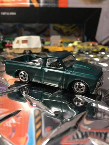Custom Hot Wheels 67 Chevy C-10 Truck Flat Emerald Green