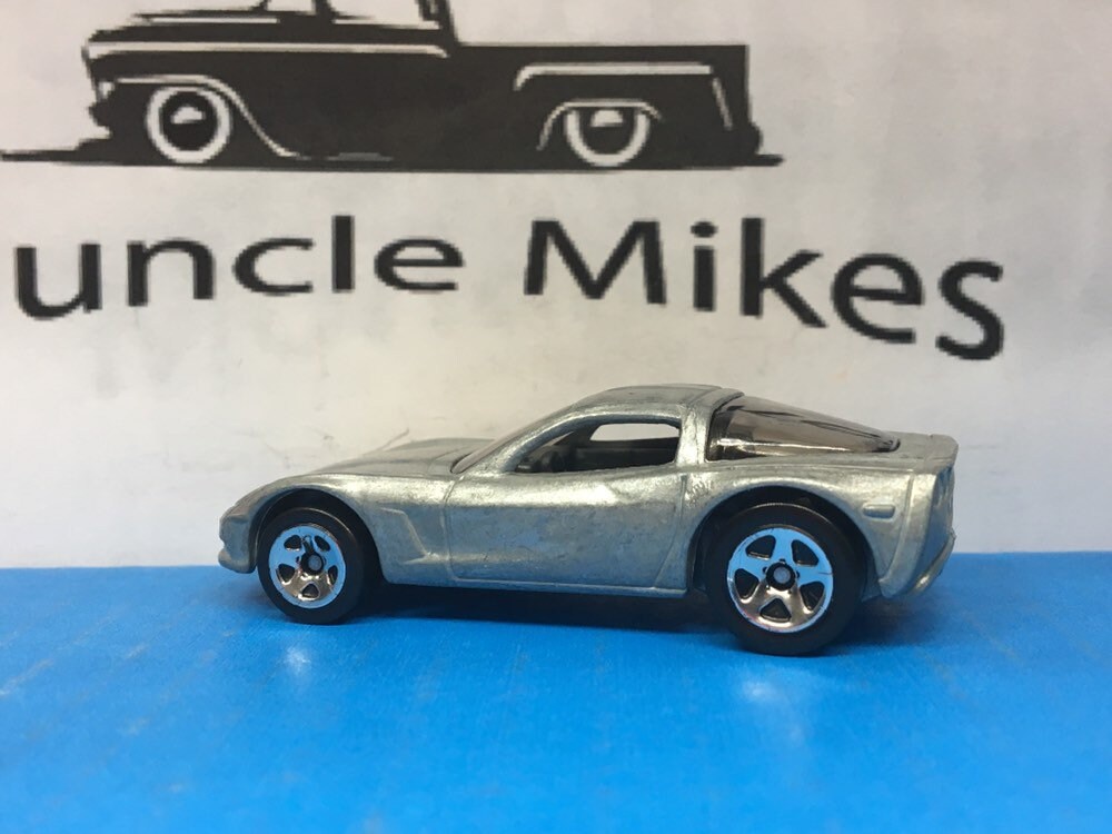 Custom Hot Wheels C6 Chevy Corvette Muscle Car Hot Rod BARE METAL