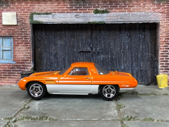 Loose Hot Wheels - 1968 Mazda Cosmo Sport - Orange and White - Etsy