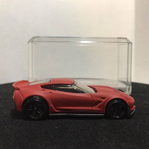 Custom Hot Wheels Chevrolet Corvette C7 Z06 Flat Red