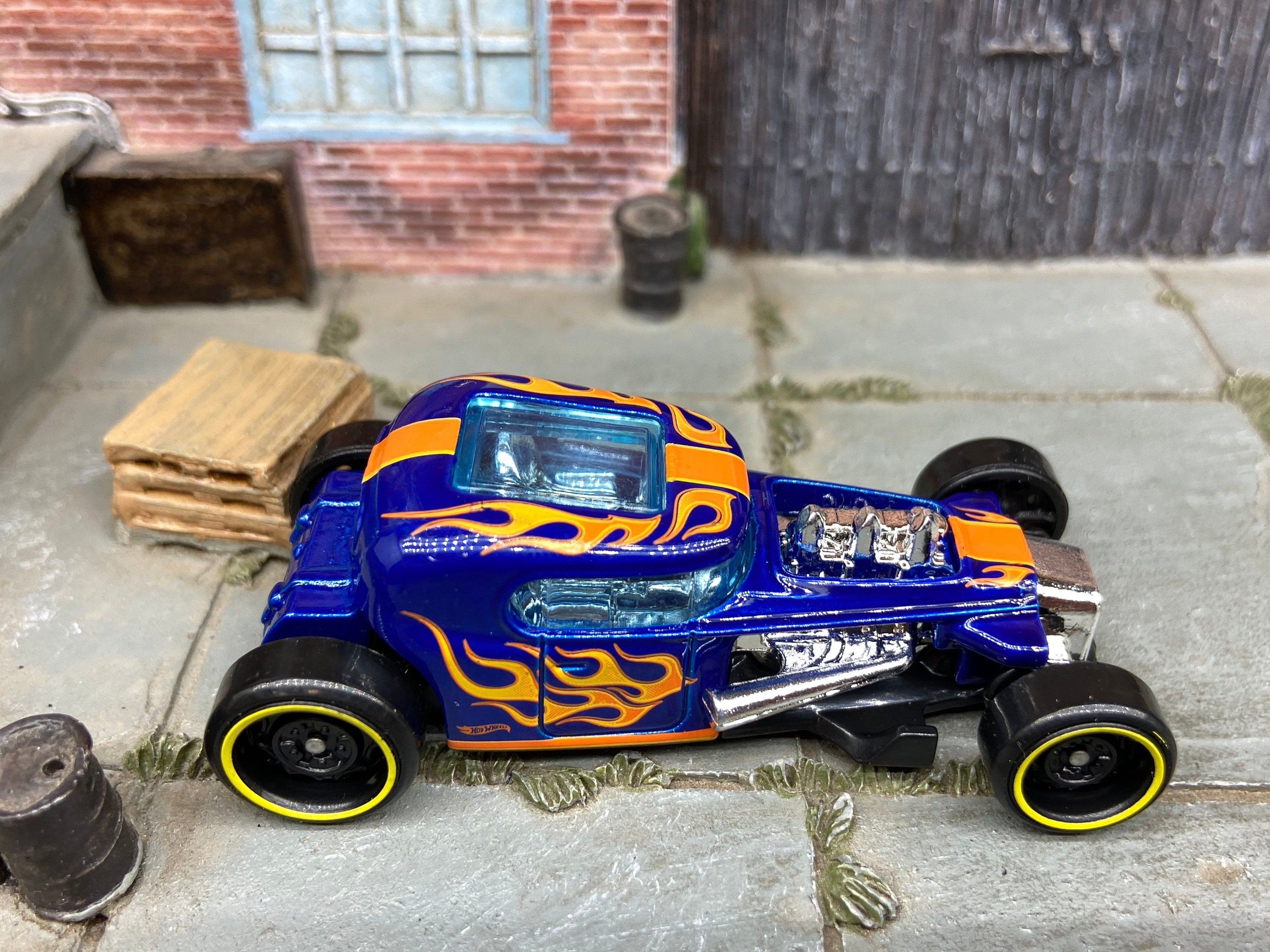 Mod Rod Blue Loose Hot Wheels Mod Rod Hot Rod Blue With Flames - Etsy