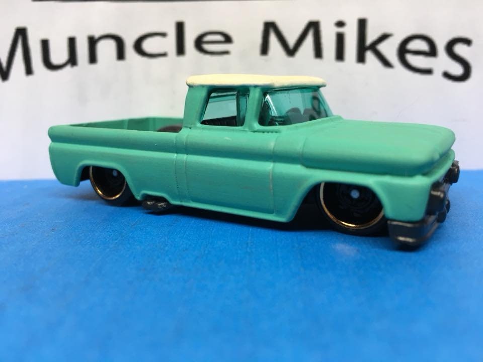Custom Hot Wheels 1962 Chevy Two Tone Satin