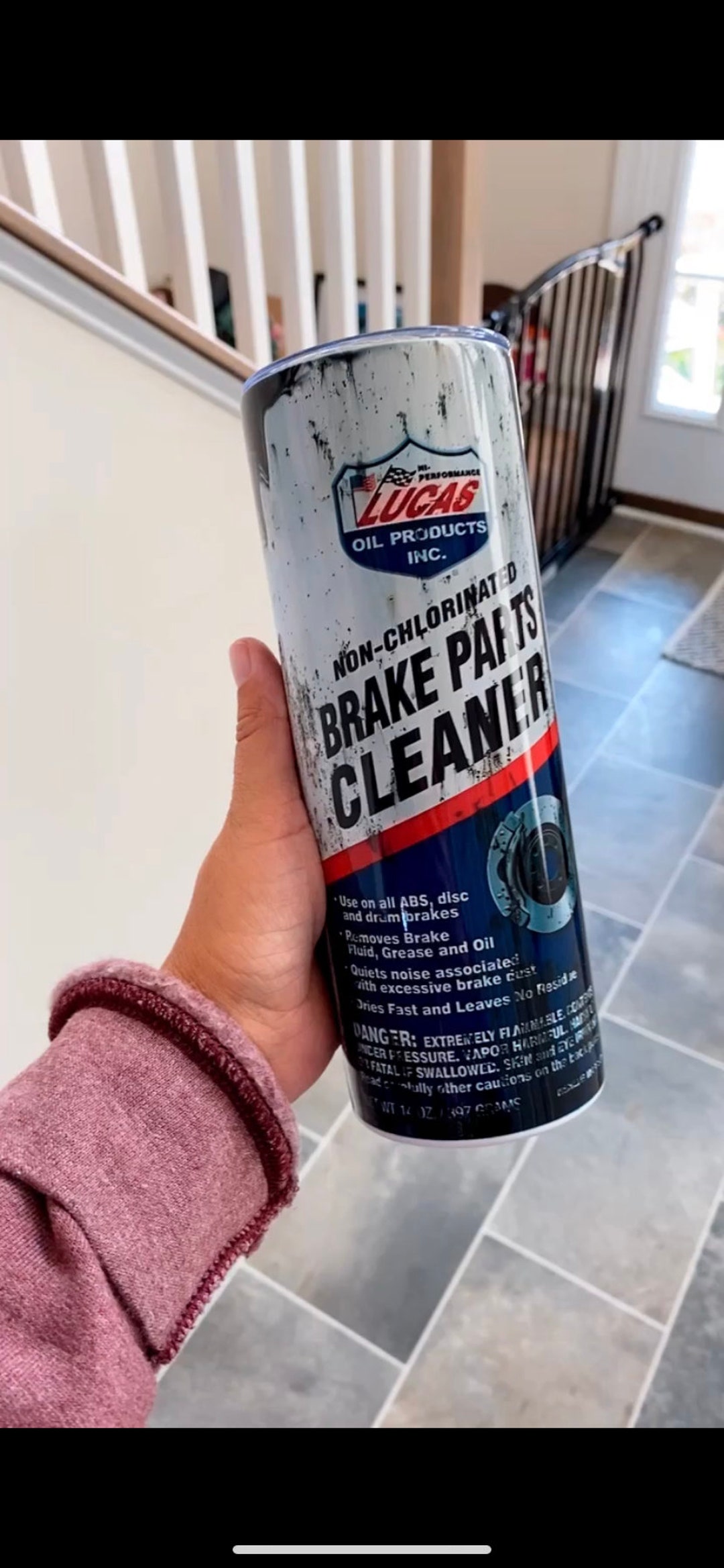 20oz Brake Parts Cleaner Tumbler Etsy