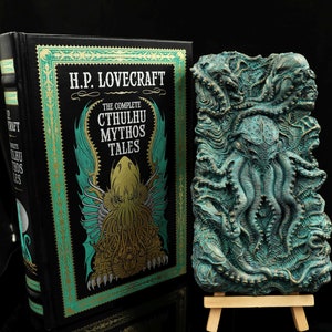 Lovecraft Nightmares Cthulhu &quot;series ver2&quot; . H.P.Lovecraft Bronze painted collectible wallplaque