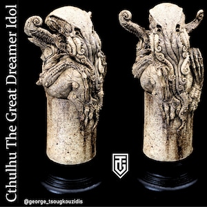 Cthulhu Idol: H.P. Lovecraft Resin Statue (17.5cm)
