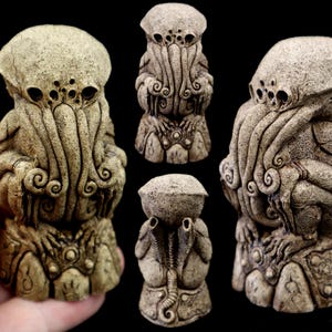 Cult of Cthulhu-miniidool. H.P.Lovecraft handgemaakte verzamelfiguren