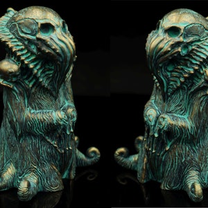 Cultist mini idol . H.P.Lovecraft handmade collectible figures