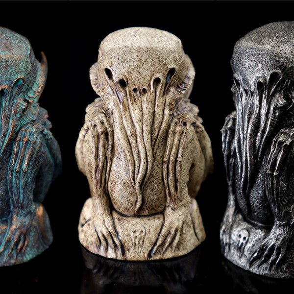 Oceanic Cthulhu Mini Idol v1.H.P.Lovecraft mythos . handmade collectible figures