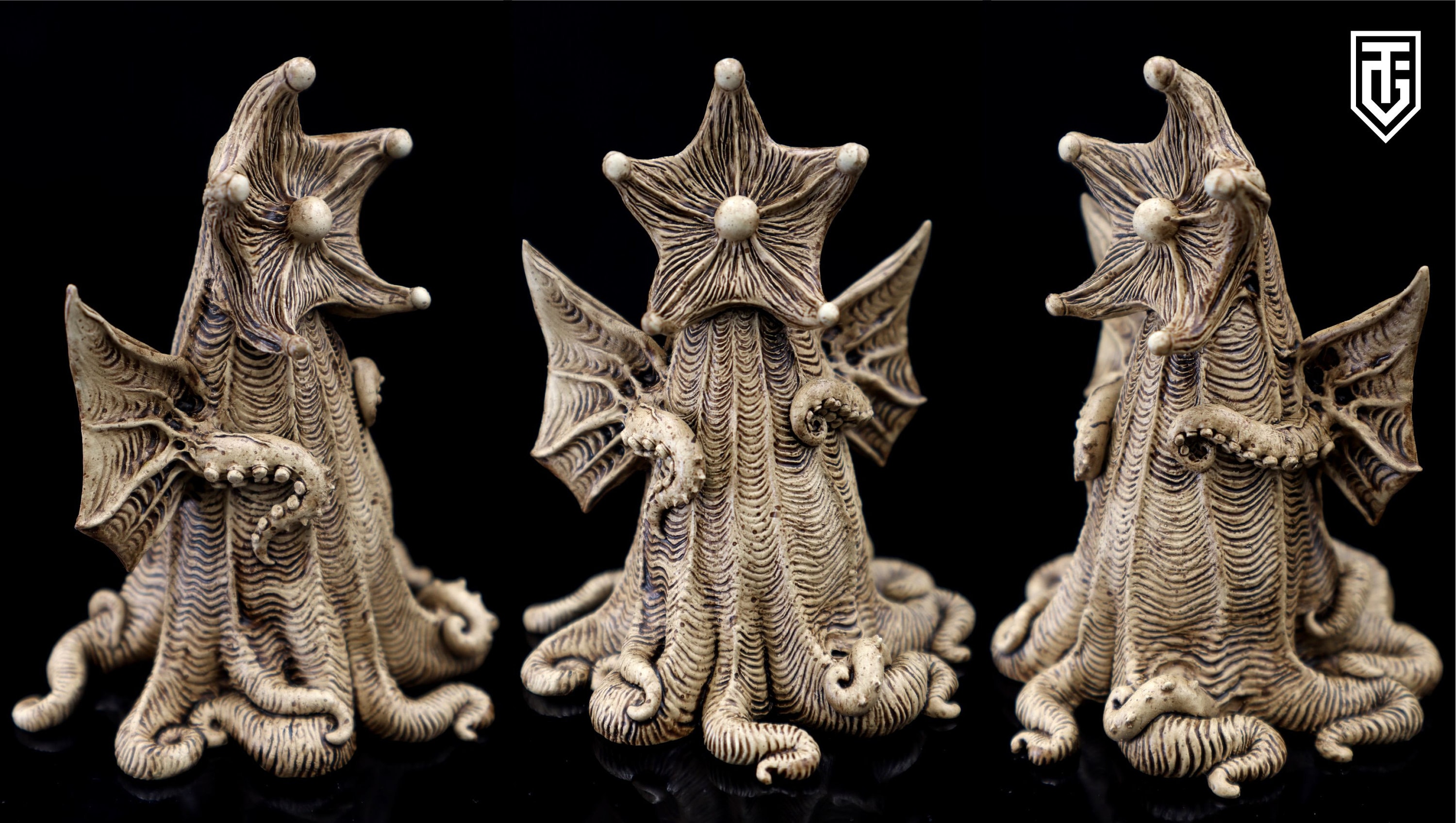 Elder Thing Mini Idol . H.p.lovecraft Handmade Collectible Figures