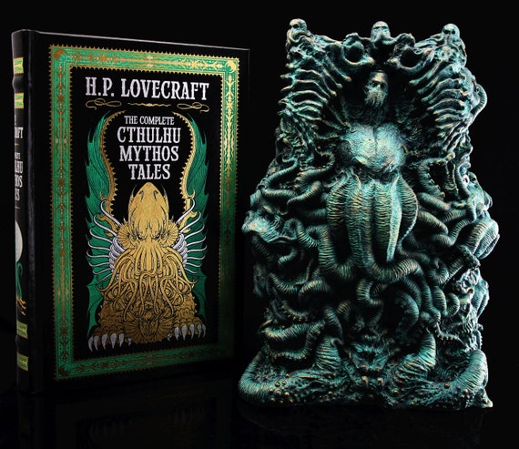 クトゥルフ神話の祭壇。H.P.ラブクラフトによる手作りのブロンズ彩色