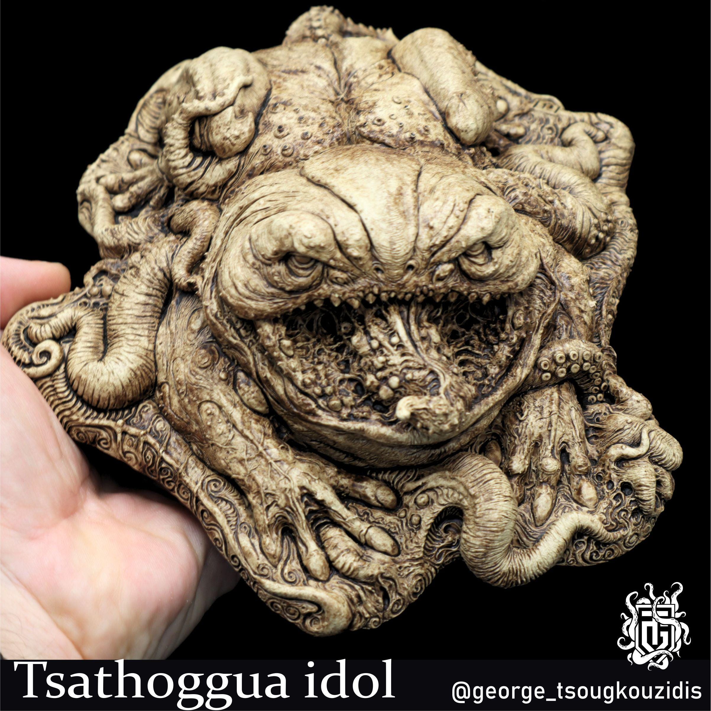 Tsathoggua Idol . H.p.lovecraft Handmade Collectible Figures - Etsy