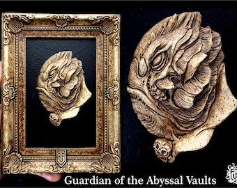 Guardian of the Abyssal Vaults Frame ver. H.P.Lovecraft handmade collectible Statue