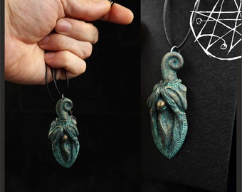 Cthulhu necklace,Nyarlathotep Cultist Amulet