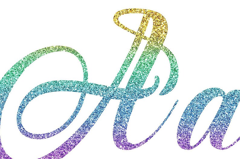 rainbow glitter alphabet clipart png clipart color colorful etsy