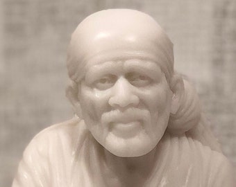 Statue of Sai Baba Shirdi Replica Idol H - 9.5" , W - 5.5" , D- 5.5"