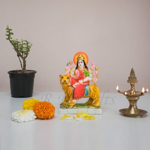 Maa Durga / Maa Ambe / Maa Sherawali / Maata Rani / Bhavani / Amba / Parvati - Idol Statue Figur