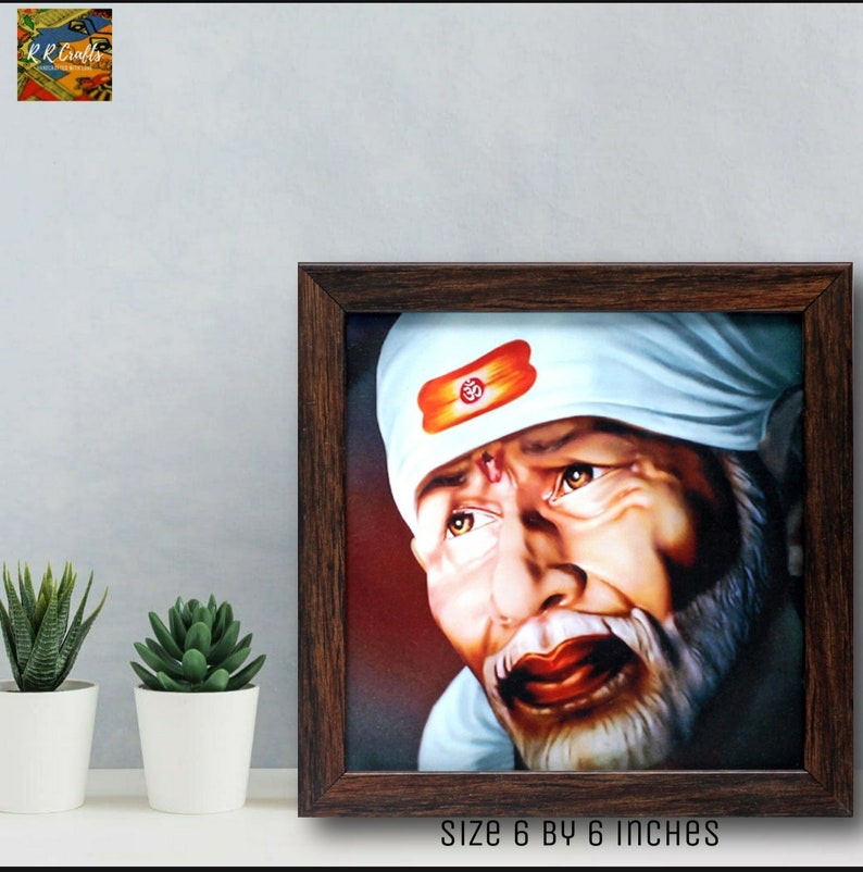 Sai Baba Photo Frame Beautifully Handcrafted Picture Etsy