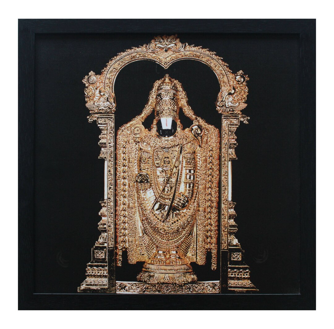 Lord Tirupati Balaji Picture Photo Frame Etsy