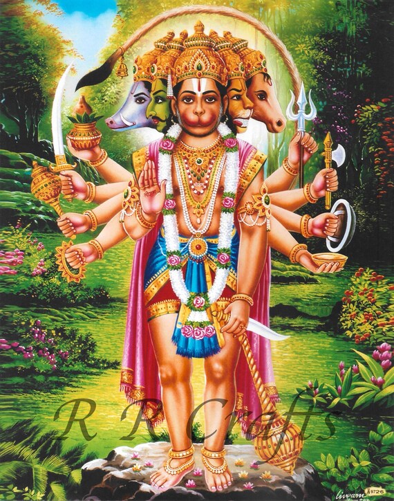 Buy Panchmukhi Hanuman Ji / Bajrangbali Picture Frame With Photo Online in India - Etsy Buy Panchmukhi Hanuman Ji / Bajrangbali Picture Frame With Photo Online in India - Etsy