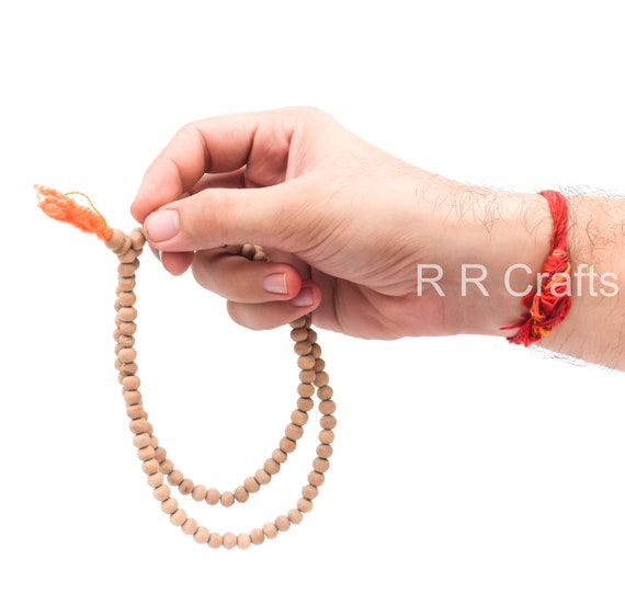 108 Beads Tulsi Japa Mala and Rudraksha Mala for Chanting and