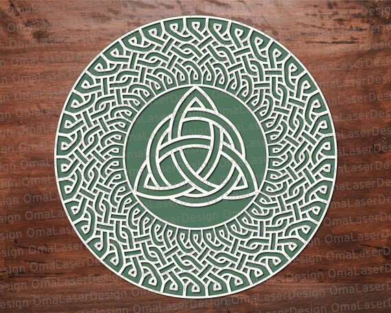 Download Celtic Mandala Svg Vector File Celtic Knot Svg Laser Cut Etsy