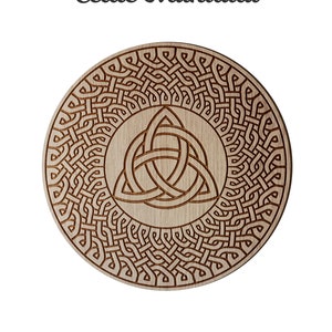 Celtic Mandala Laser Cut File, Knot Vector (SVG, DXF, PDF)